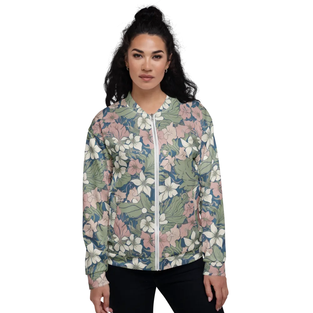 Meadow Sonata on Bomber Jacket — Front