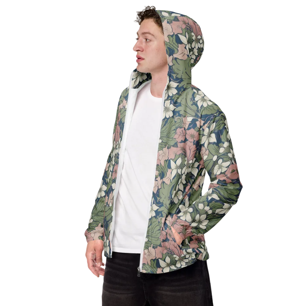 Meadow Sonata on Men's Windbreaker — Left Front