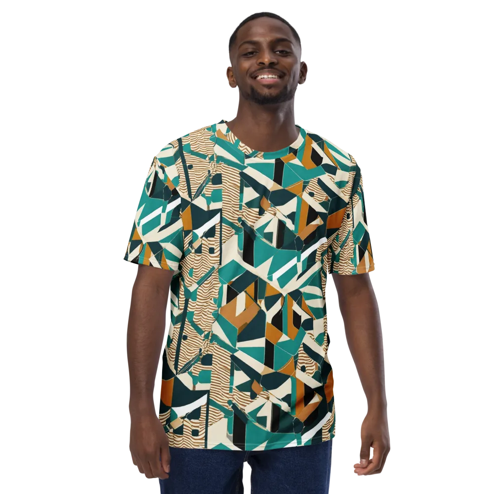 Desert Circuit on Men's Crew Neck T-Shirt — Front