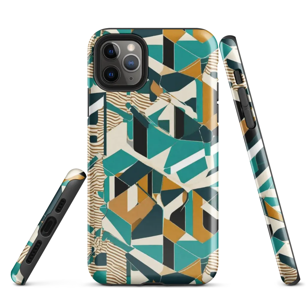 Desert Circuit on Tough Case for iPhone® — Front