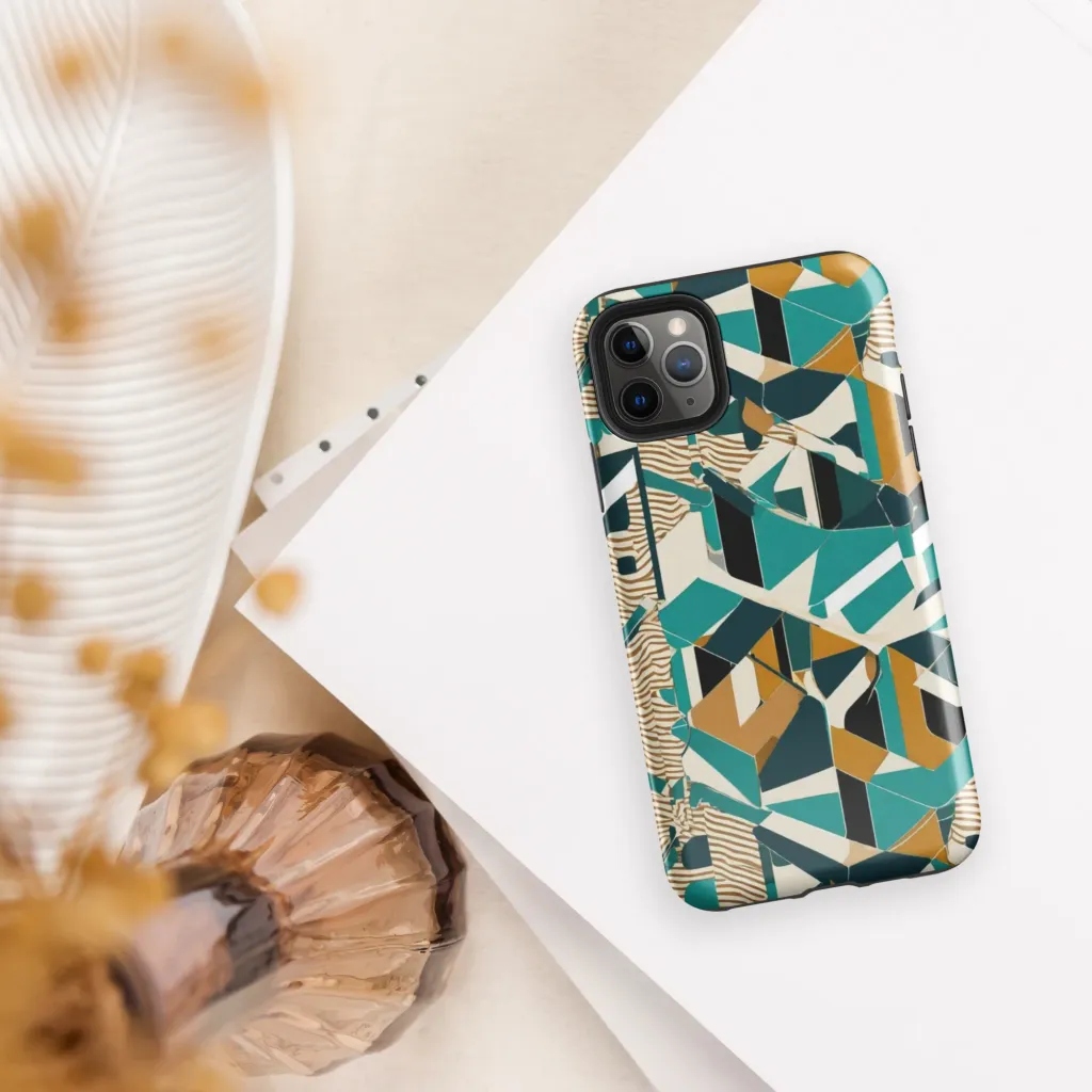Desert Circuit on Tough Case for iPhone® — Front
