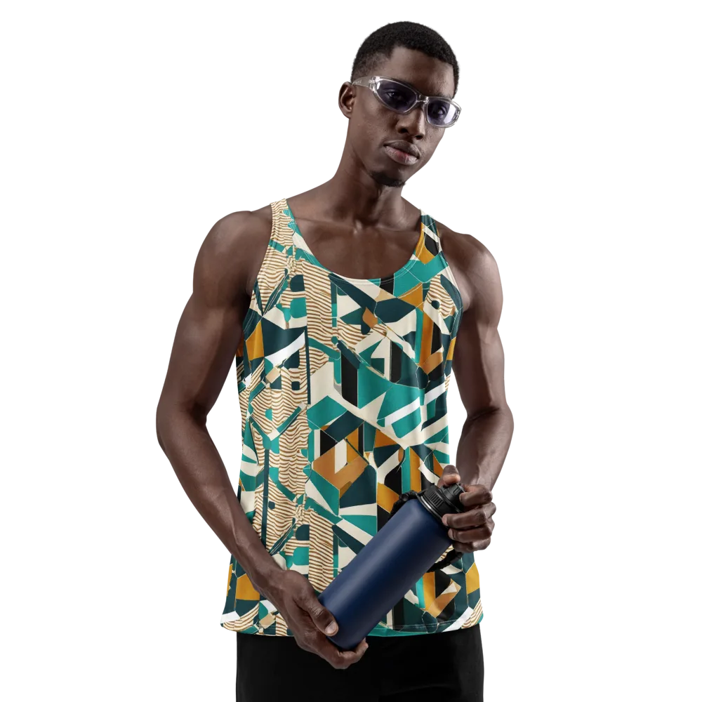 Desert Circuit on Men's Tank Top — Front