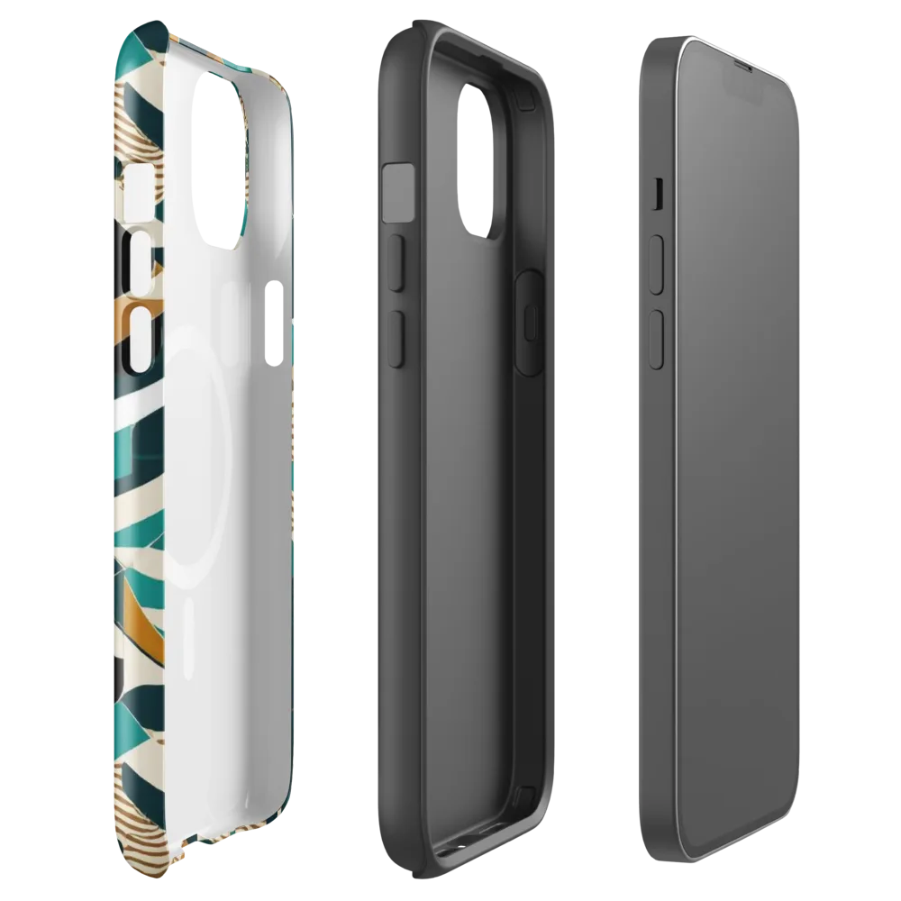 Desert Circuit on MagSafe Tough Case for iPhone® — Front