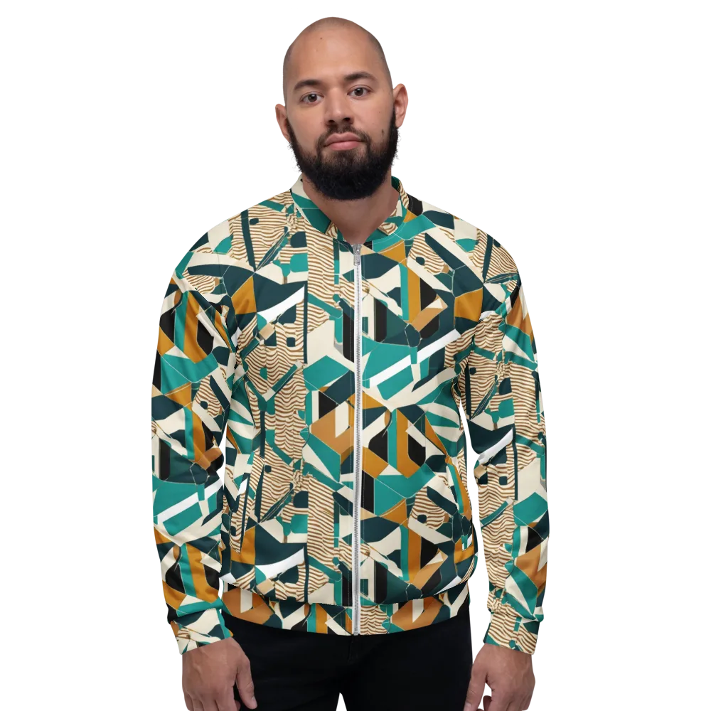 Desert Circuit on Bomber Jacket — Front