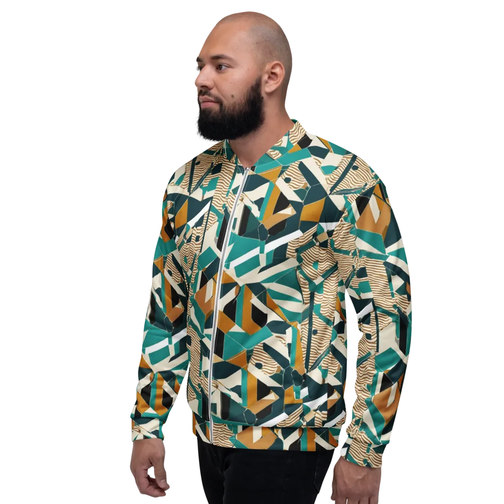 Desert Circuit on Bomber Jacket — Left