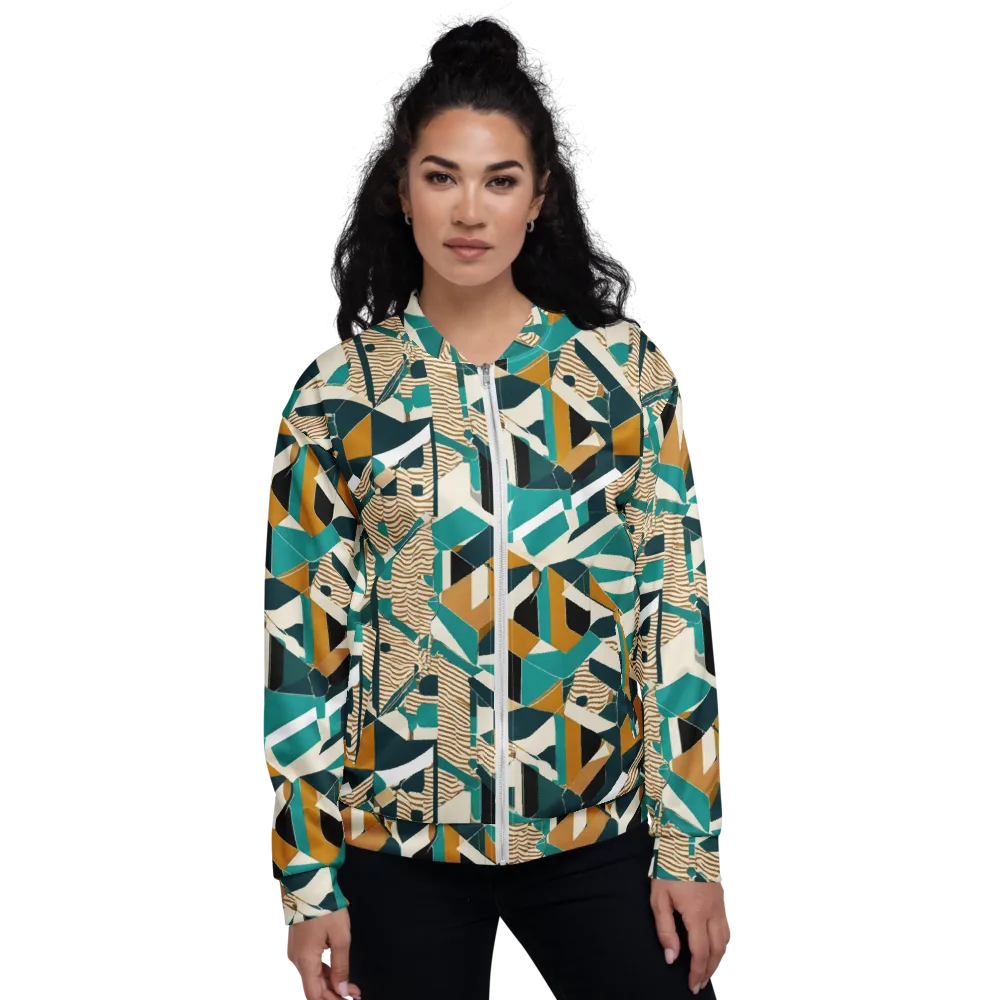 Desert Circuit on Bomber Jacket — Front