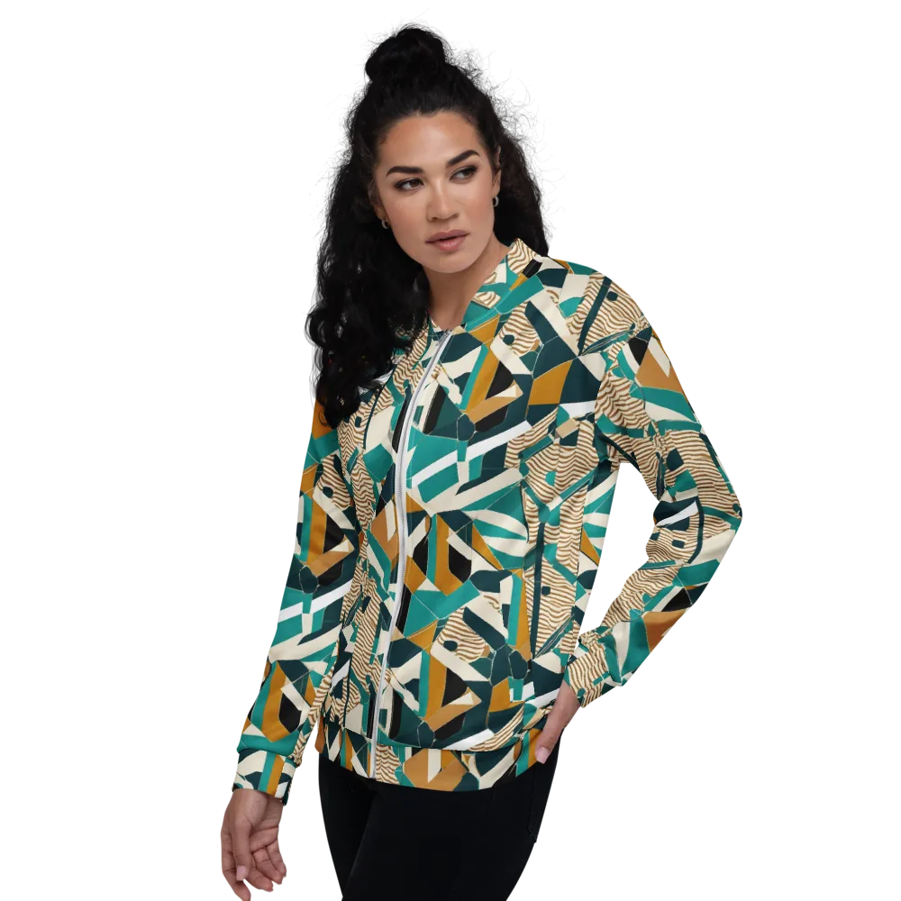 Desert Circuit on Bomber Jacket — Left