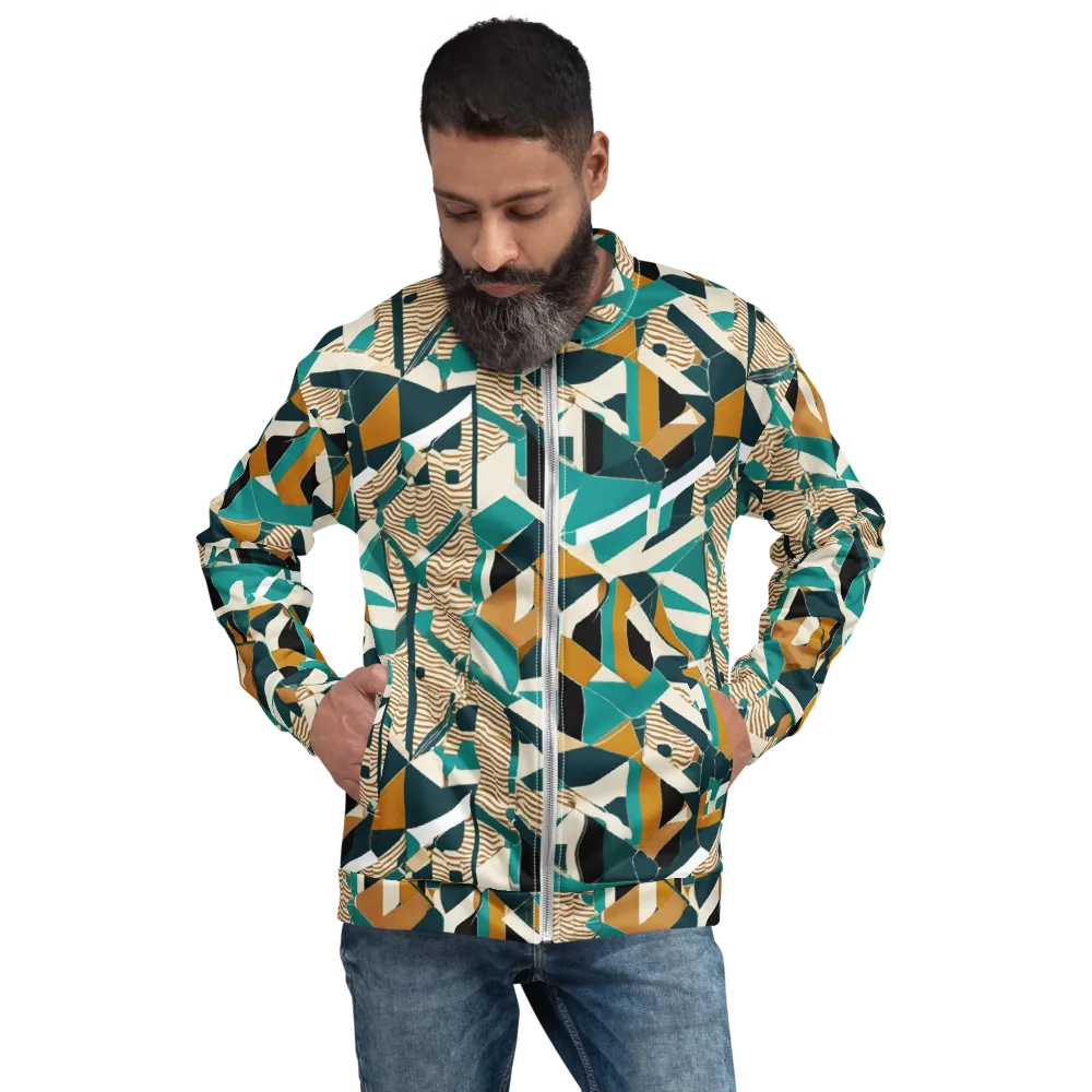 Desert Circuit on Bomber Jacket — Front