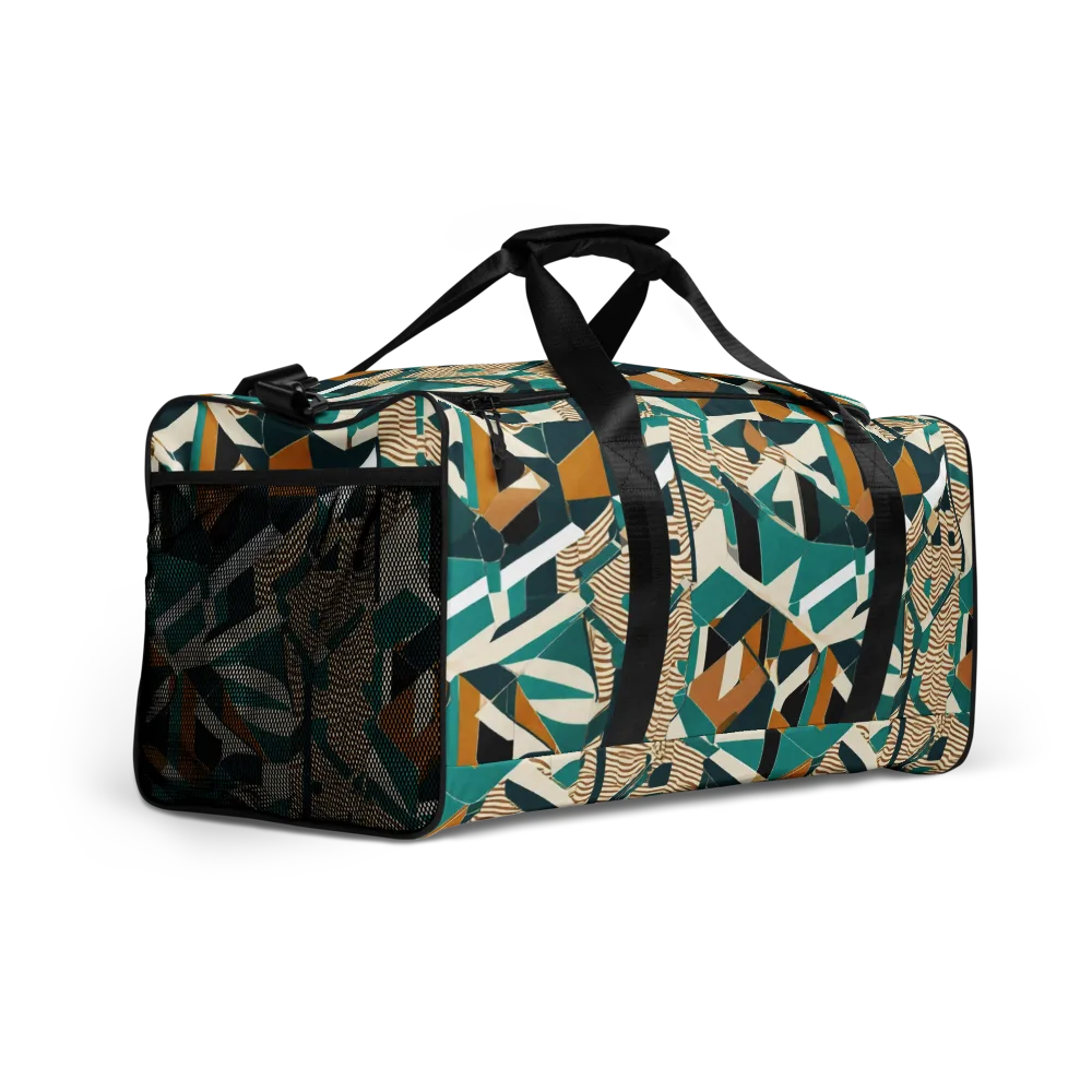 Desert Circuit on Duffle Bag — Right Front