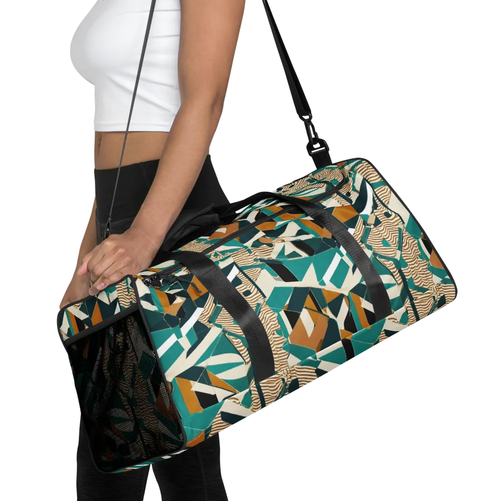 Desert Circuit on Duffle Bag — Front