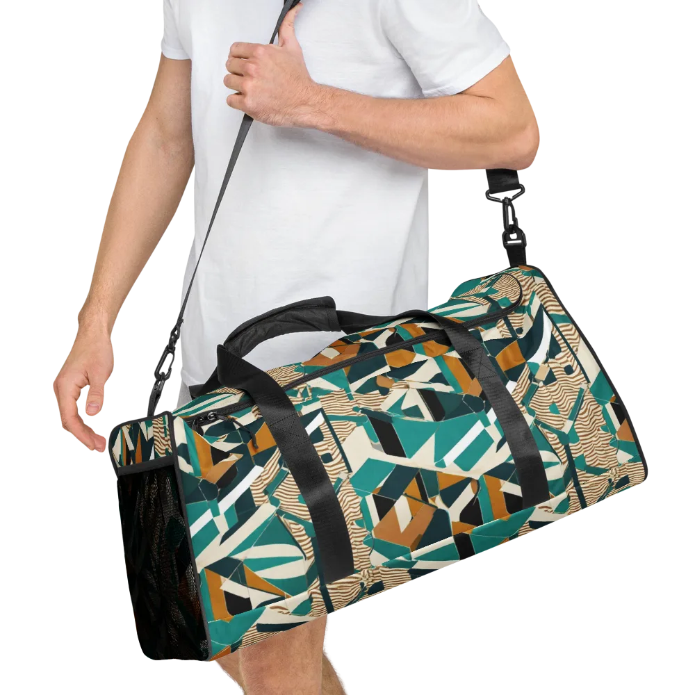 Desert Circuit on Duffle Bag — Right Front