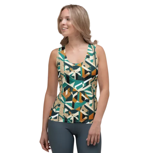 Desert Circuit on a Women's Tank Top