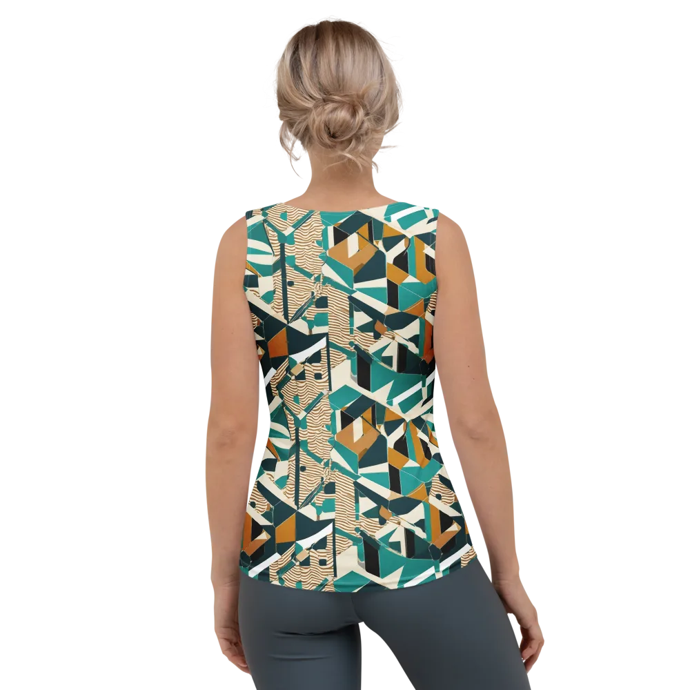 Desert Circuit on Women's Tank Top — Back