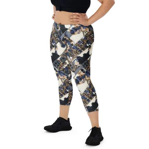 Midnight Device on a Capri Leggings