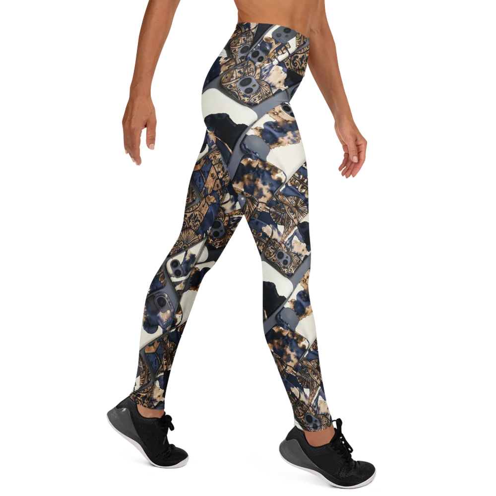 Midnight Device on Yoga Leggings — Right