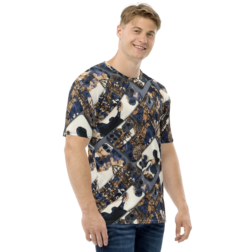 Midnight Device on Men's Crew Neck T-Shirt — Right