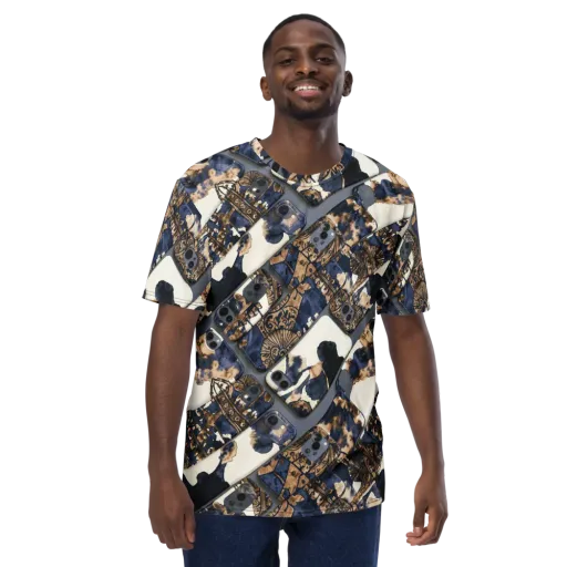 Midnight Device on a Men's Crew Neck T-Shirt