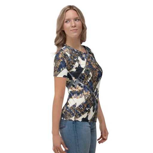 Midnight Device on a Women's Crew Neck T-Shirt