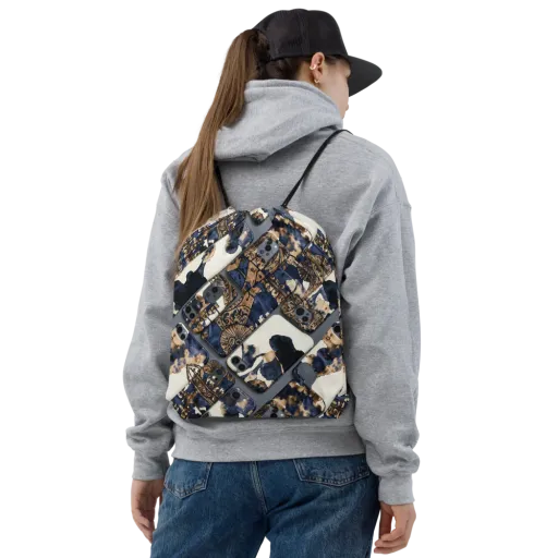 Midnight Device on a Drawstring Bag