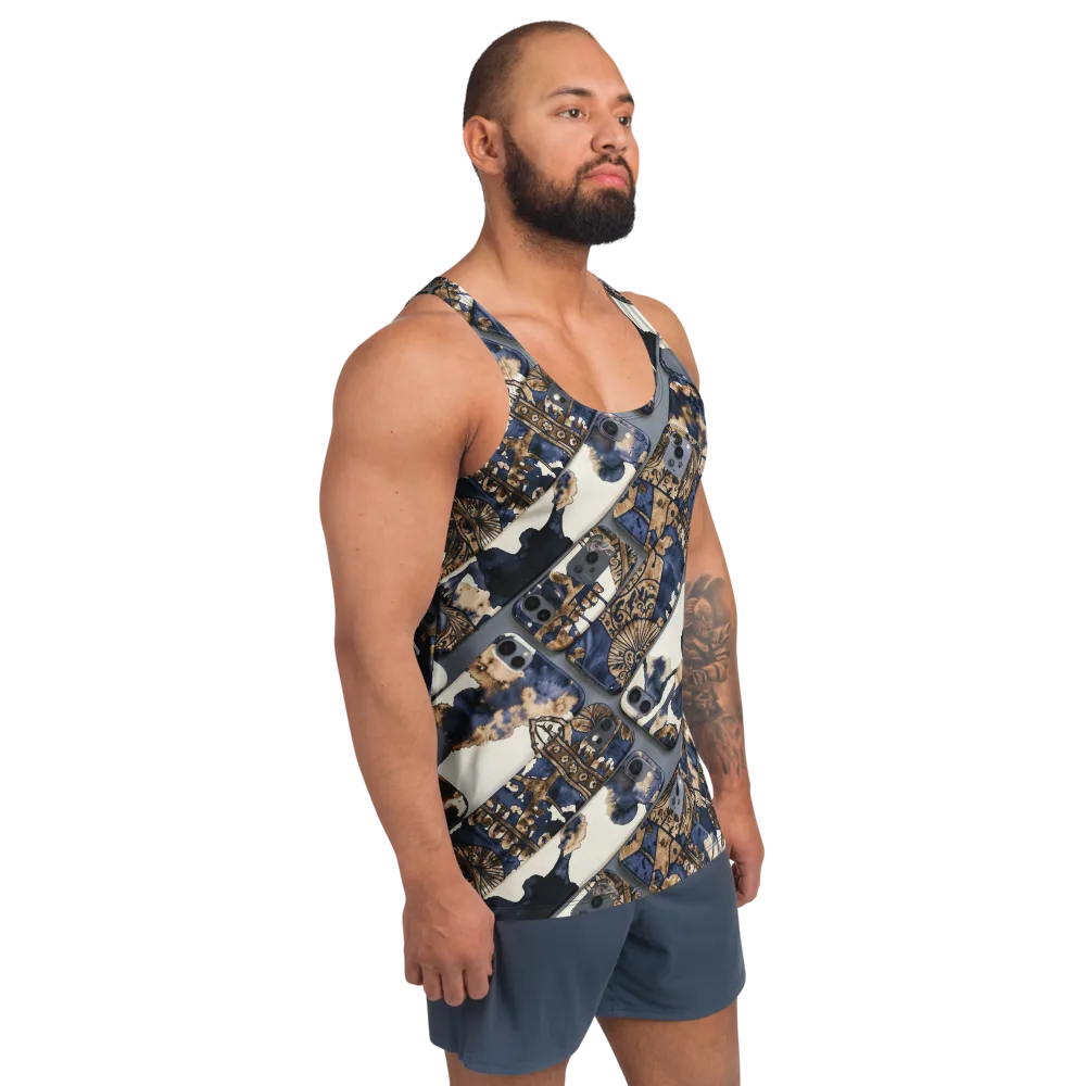Midnight Device on Men's Tank Top — Right Front