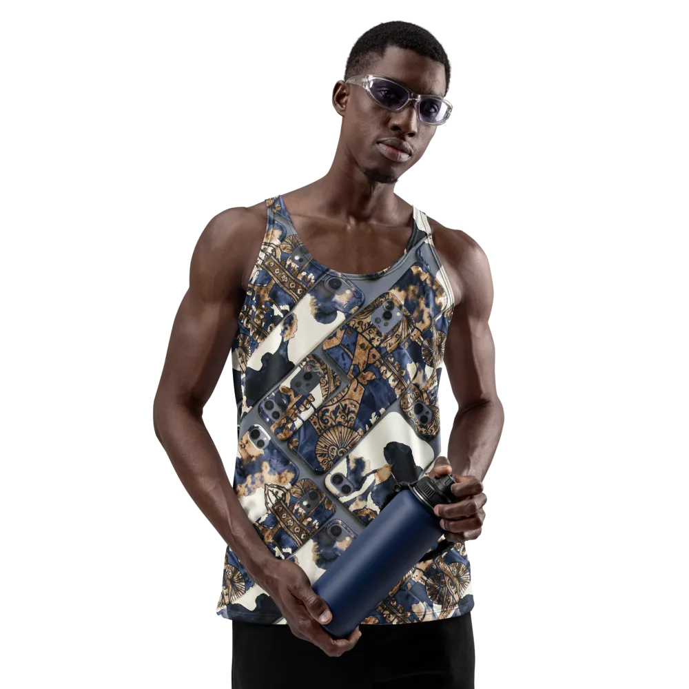 Midnight Device on Men's Tank Top — Front