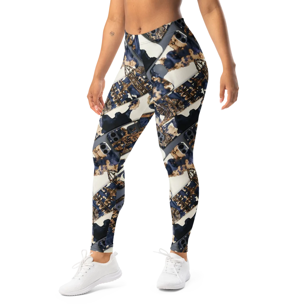 Midnight Device on Leggings — Left Front