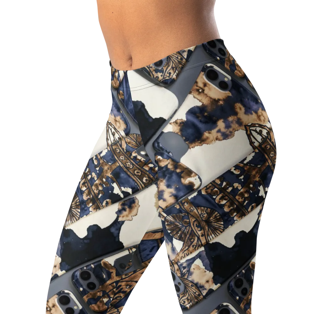 Midnight Device on Leggings — Left Front