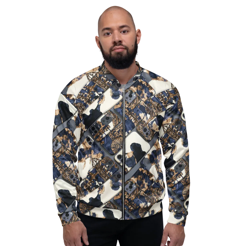 Midnight Device on Bomber Jacket — Front