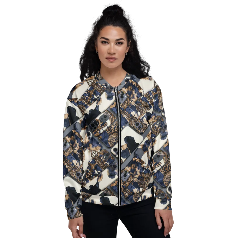 Midnight Device on Bomber Jacket — Front