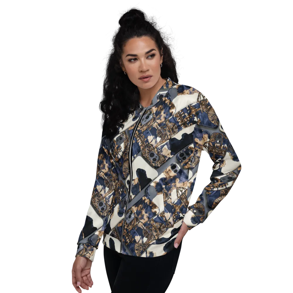 Midnight Device on Bomber Jacket — Left
