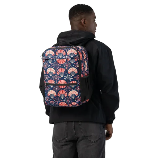 Navy Bloom Parade on a Utility Backpack