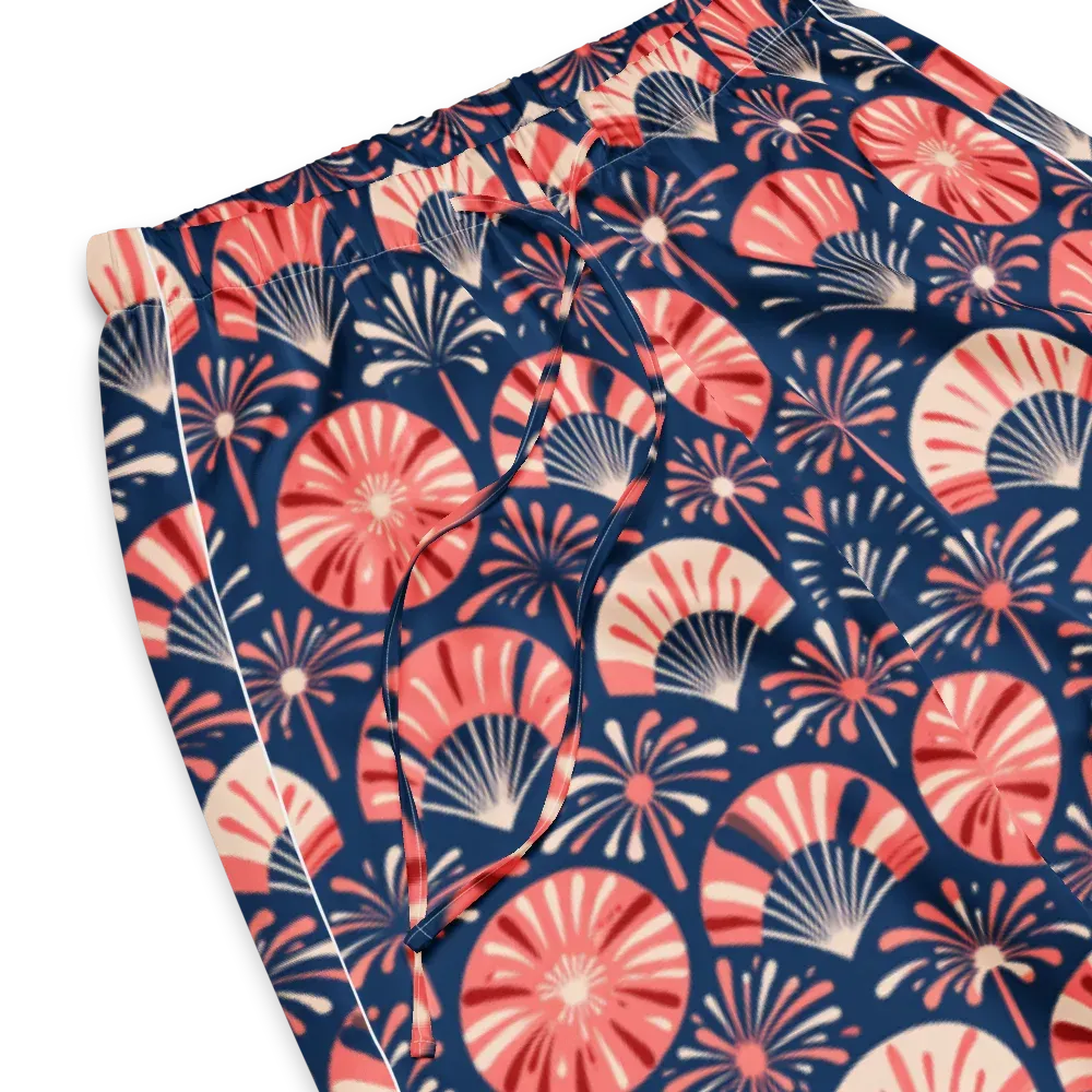Navy Bloom Parade on Women's Pajama Pants — Product details
