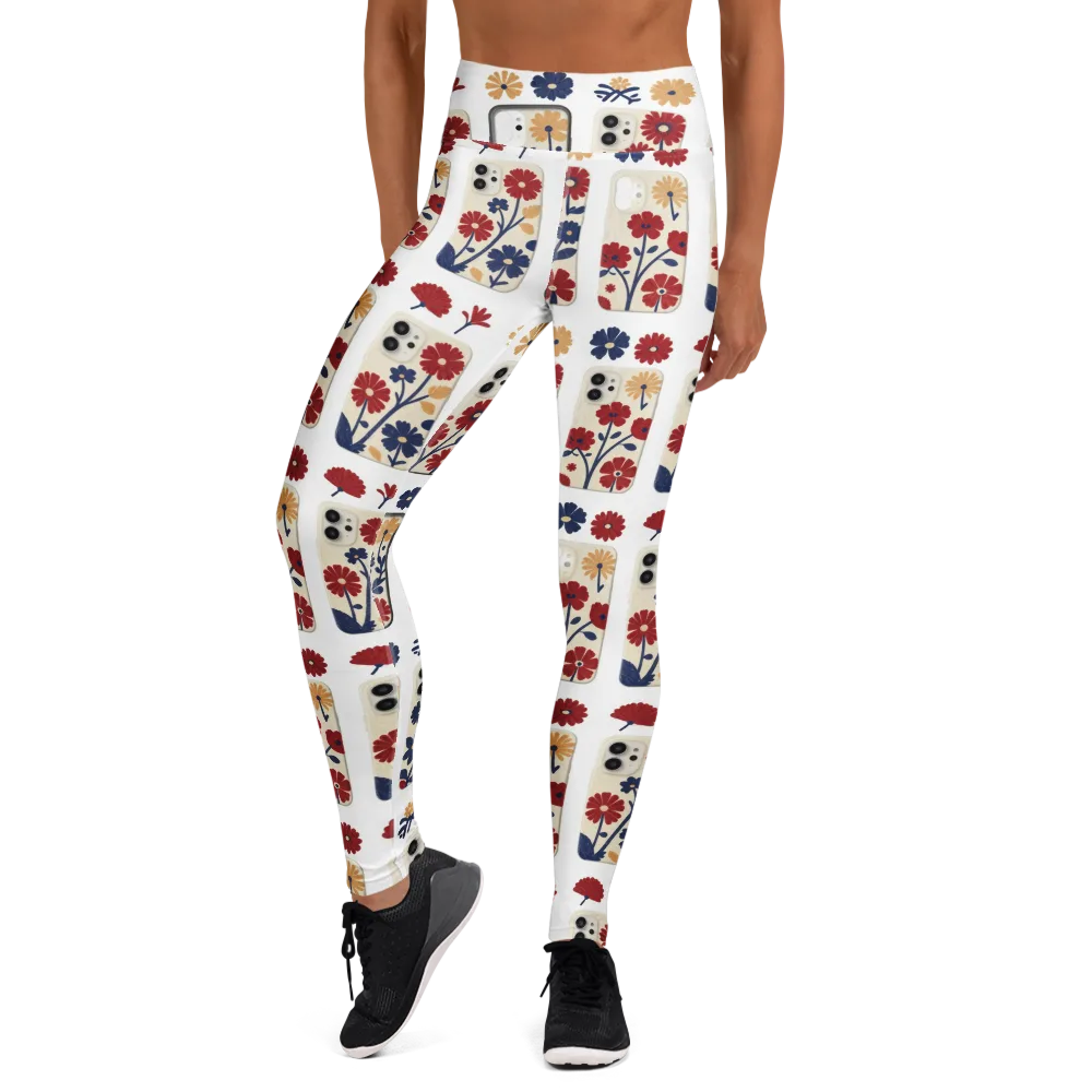 Garden On the Go on Yoga Leggings — Front
