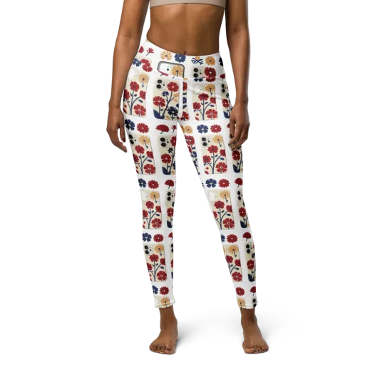 Garden On the Go on a Yoga Leggings