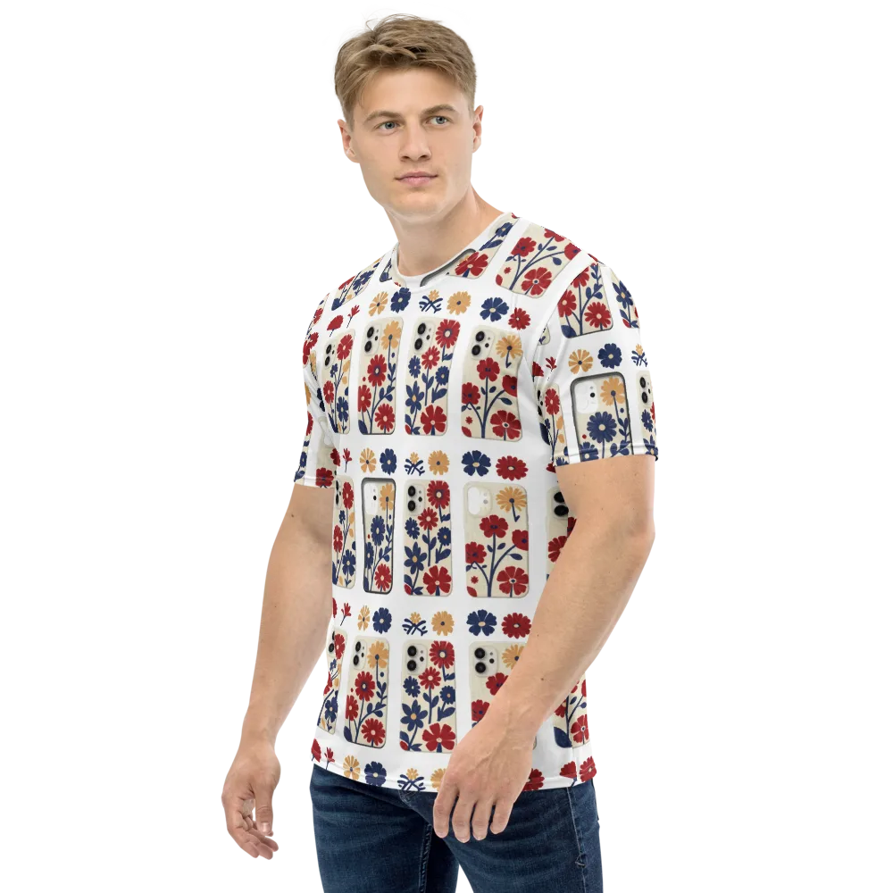 Garden On the Go on Men's Crew Neck T-Shirt — Left