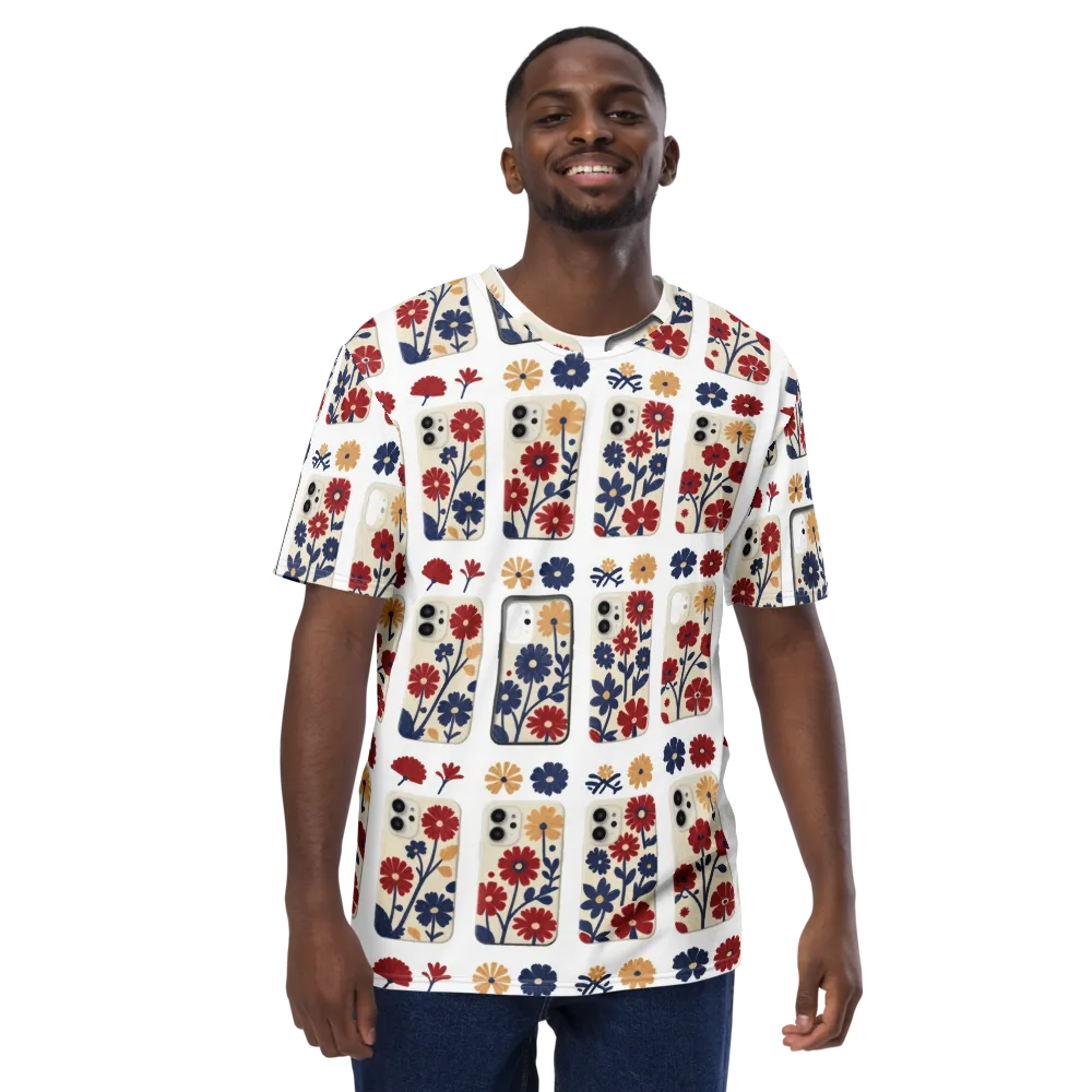 Garden On the Go on Men's Crew Neck T-Shirt — Front