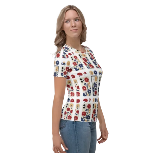 Garden On the Go on a Women's Crew Neck T-Shirt