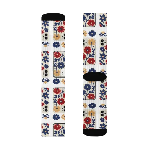 Garden On the Go on a Socks