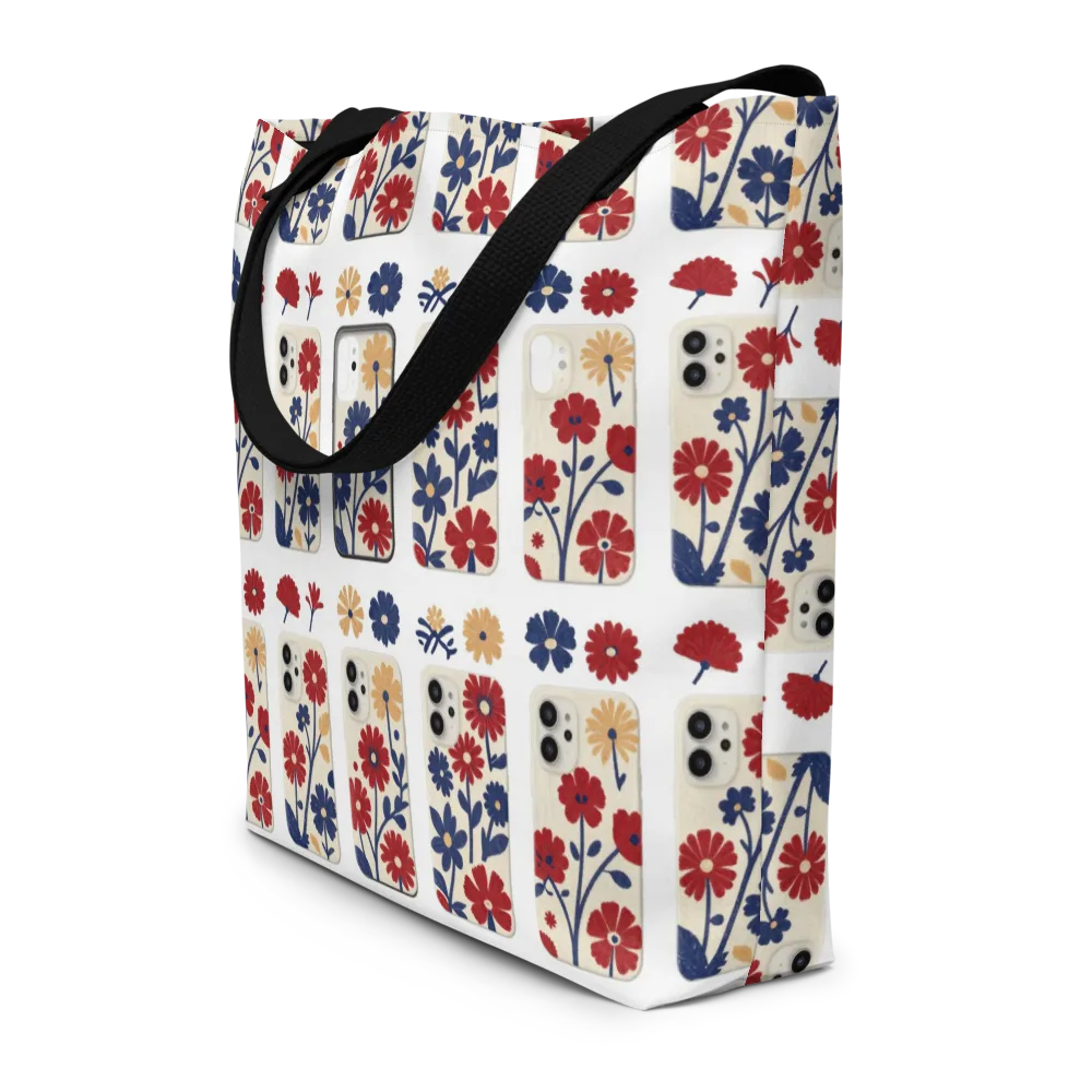Garden On the Go on Large Tote Bag W/ Pocket — Front