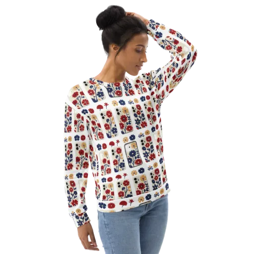 Garden On the Go on a Sweatshirt