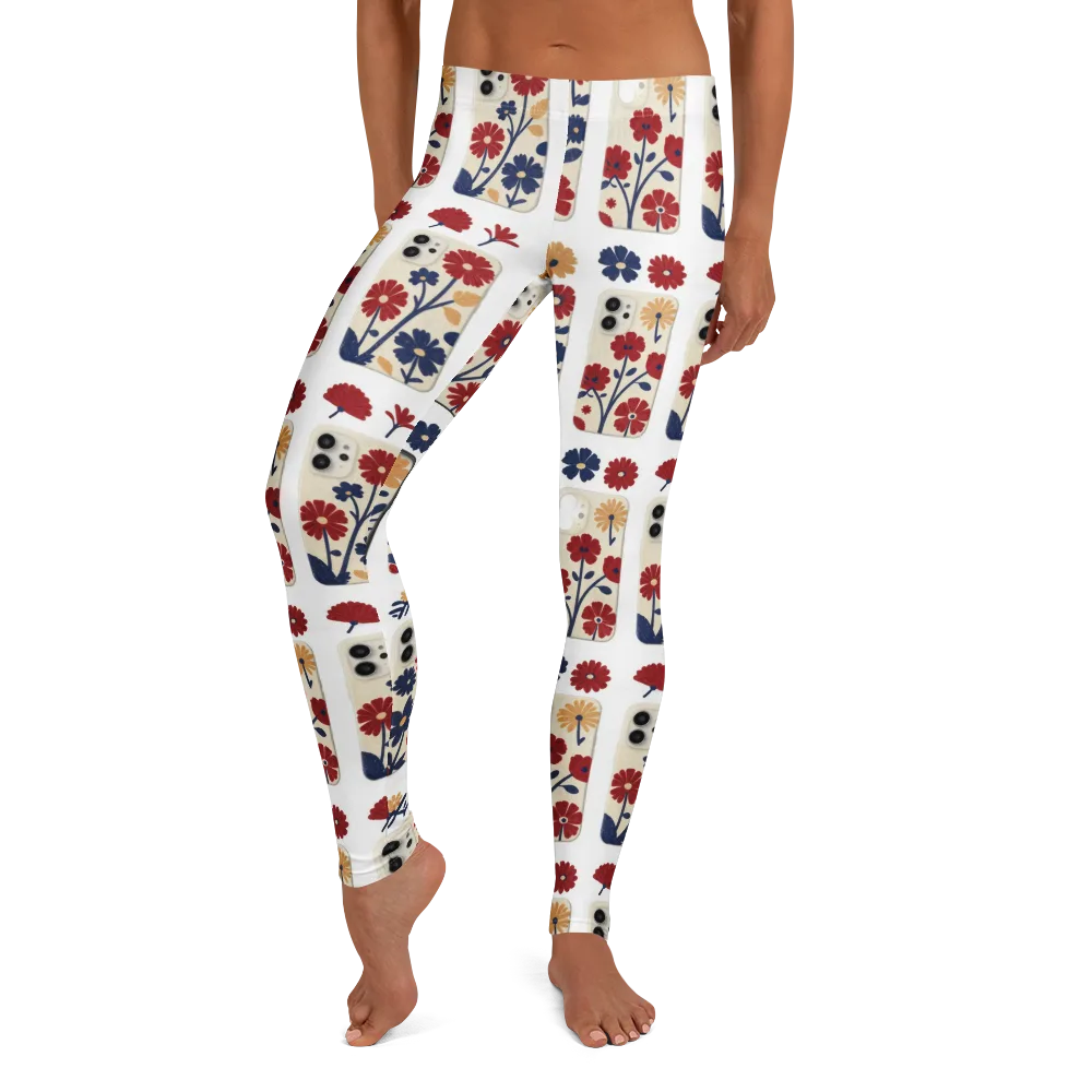 Garden On the Go on Leggings — Front