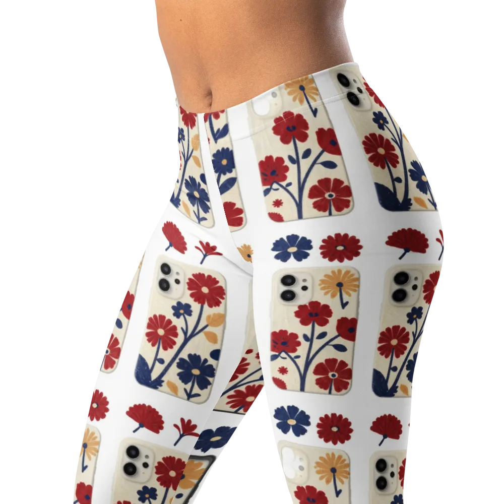 Garden On the Go on Leggings — Left Front