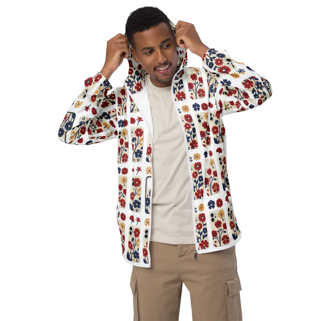 Garden On the Go on Men's Windbreaker — Front