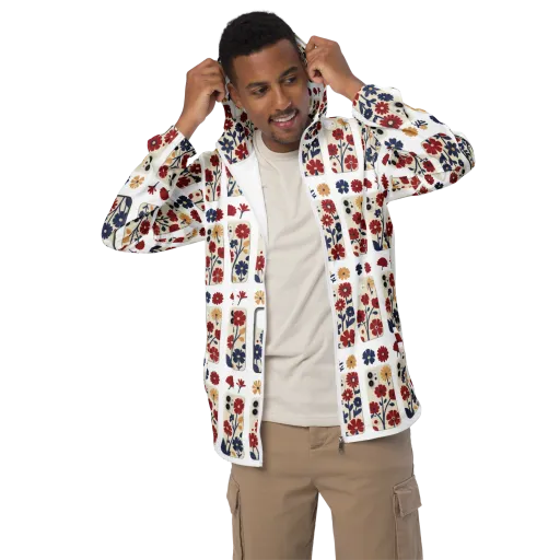 Garden On the Go on a Men's Windbreaker