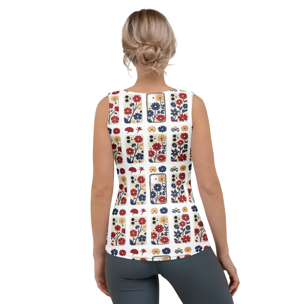 Garden On the Go on Women's Tank Top — Back