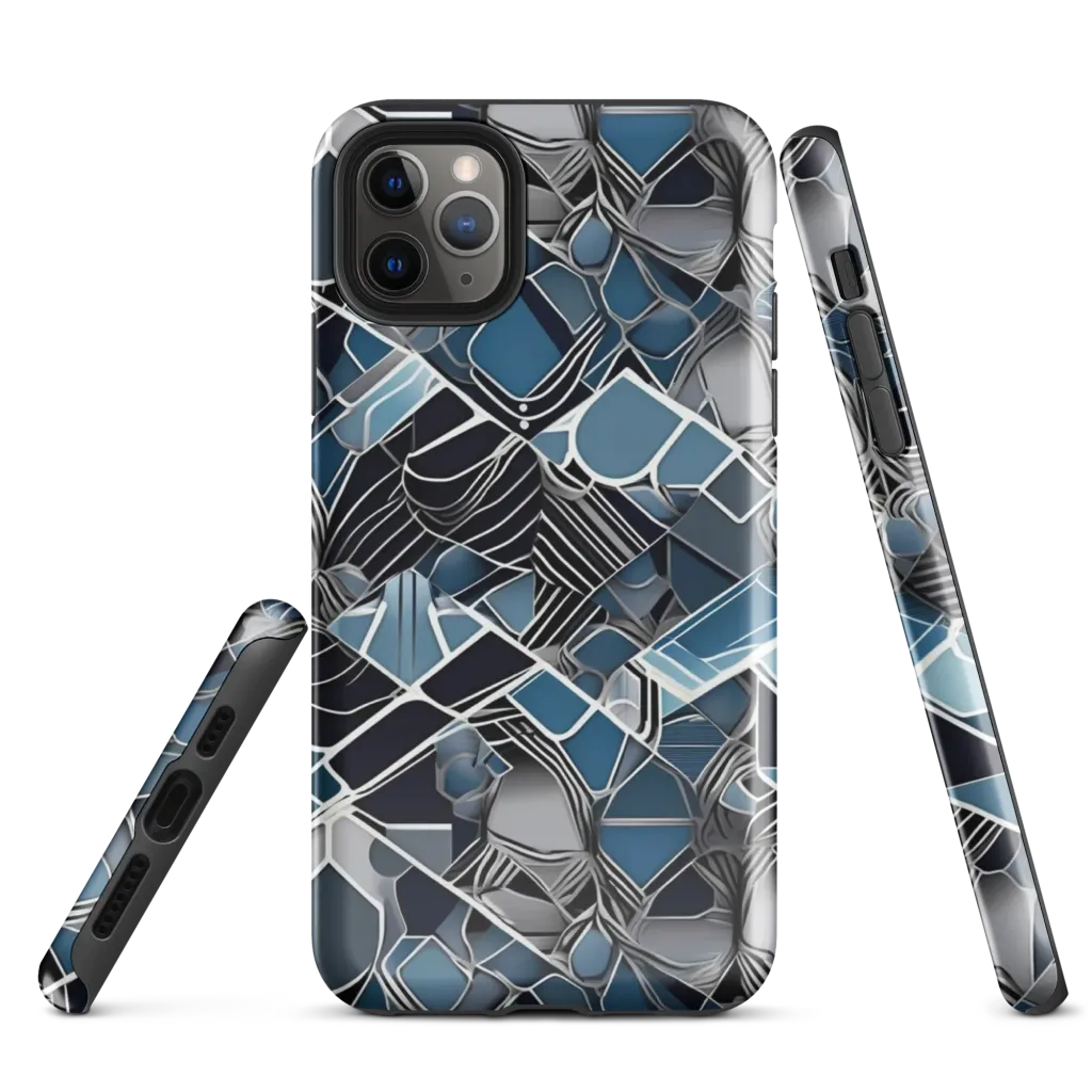 Cobalt Shard on Tough Case for iPhone® — Front