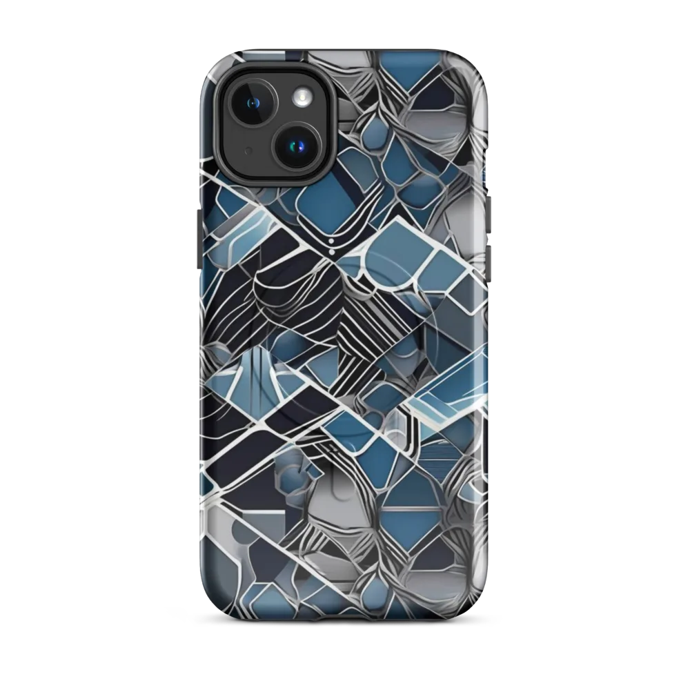 Cobalt Shard on MagSafe Tough Case for iPhone® — Front