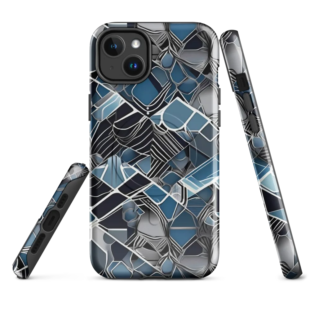 Cobalt Shard on MagSafe Tough Case for iPhone® — Front