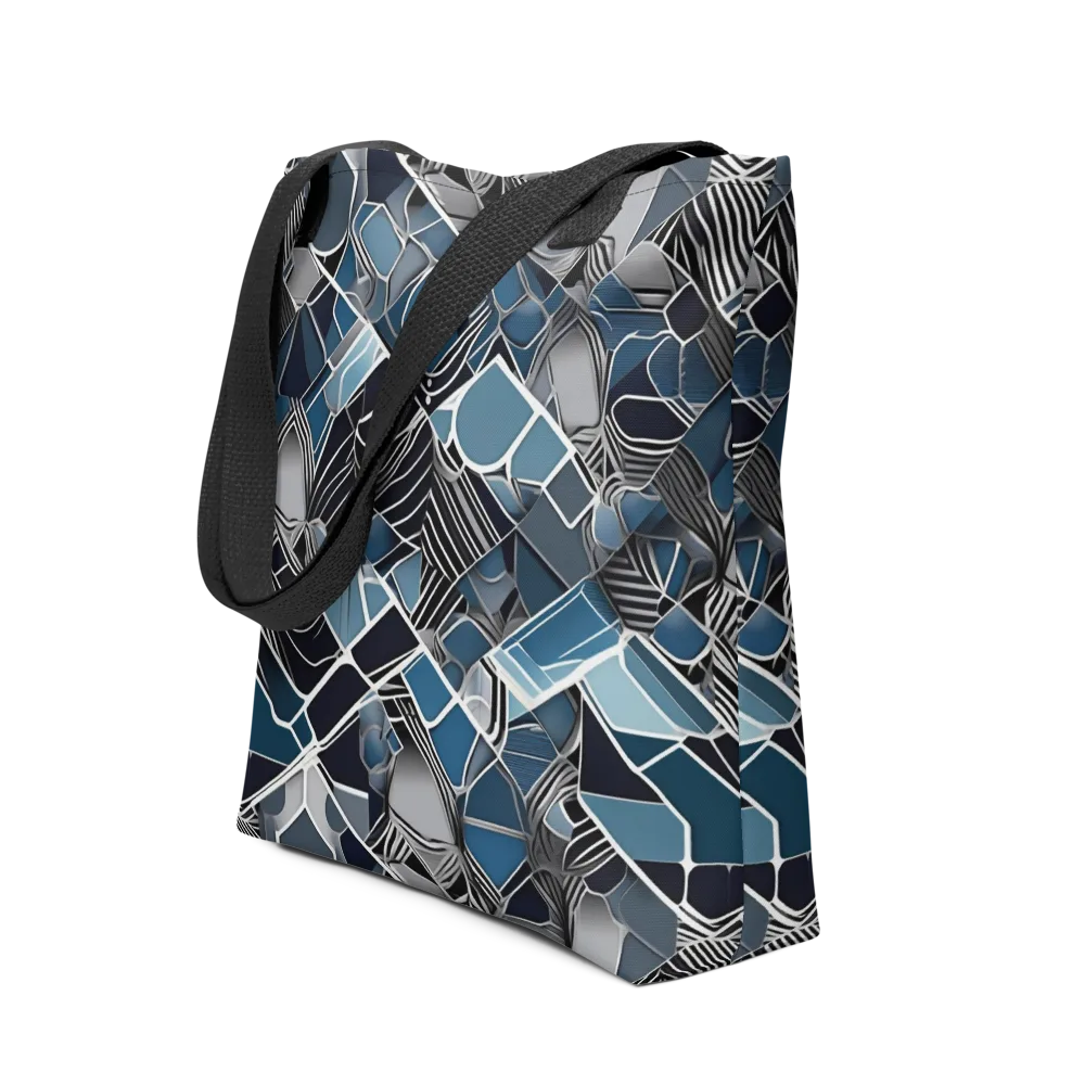 Cobalt Shard on Tote Bag — Front
