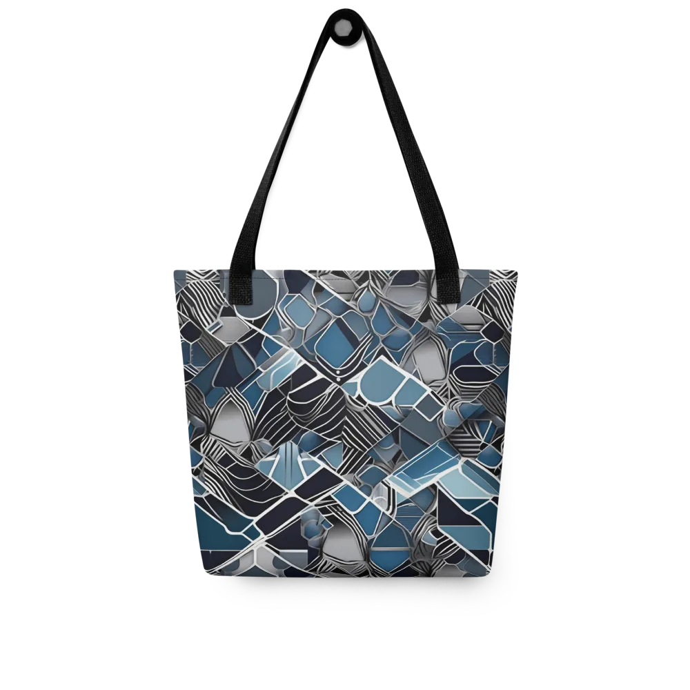 Cobalt Shard on Tote Bag — Front